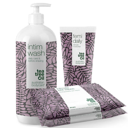 Kit XL per la cura dell’igiene intima - Prodotti intimi per prurito intimo, bruciore, secchezza vaginale e irritazione intima